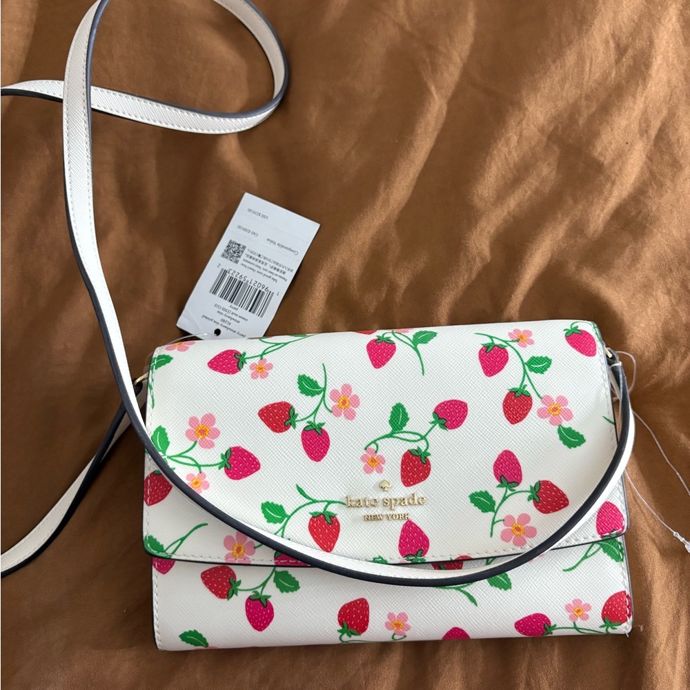 Kate Spade Strawberry and Floral Crossbody Bag